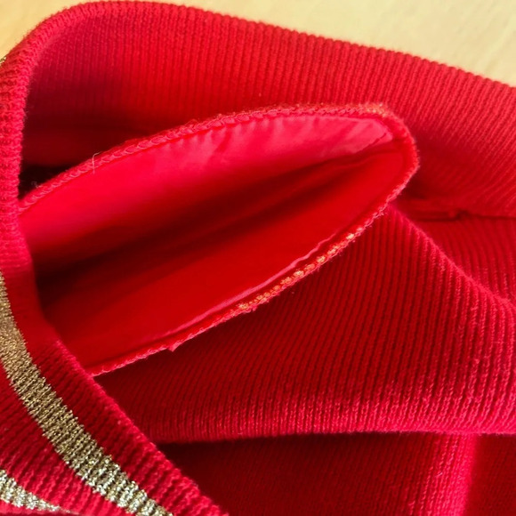 I.B Diffusion vintage cardigan M patchwork is crazy! Oversized and shoulder pads - Picture 6 of 13